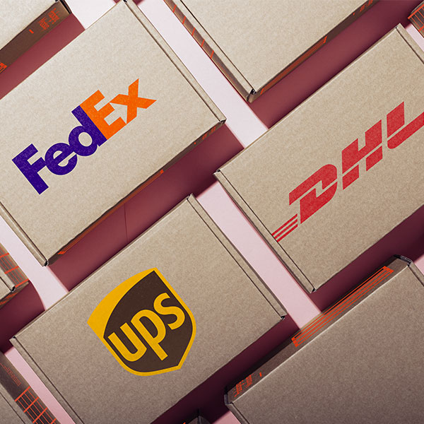 colis UPS, DHL, FEDEX
